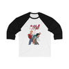 The Mall - Wedgy Design -  Unisex 3\4 Sleeve Baseball Tee