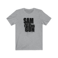 Sam and His Talking Gun (Logo Design)  - Unisex Jersey T-Shirt
