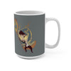 The Shepherd (Chibi Shepherd Design) - Grey Coffee Mug 15oz