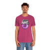 Ghost Planet - Tess- Purple Logo Design -  Copy of Unisex Jersey Short Sleeve Tee