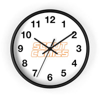 Scout Comics (White Logo) - Wall Clock