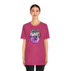 Ghost Planet - Tess- Purple Logo Design -  Copy of Unisex Jersey Short Sleeve Tee