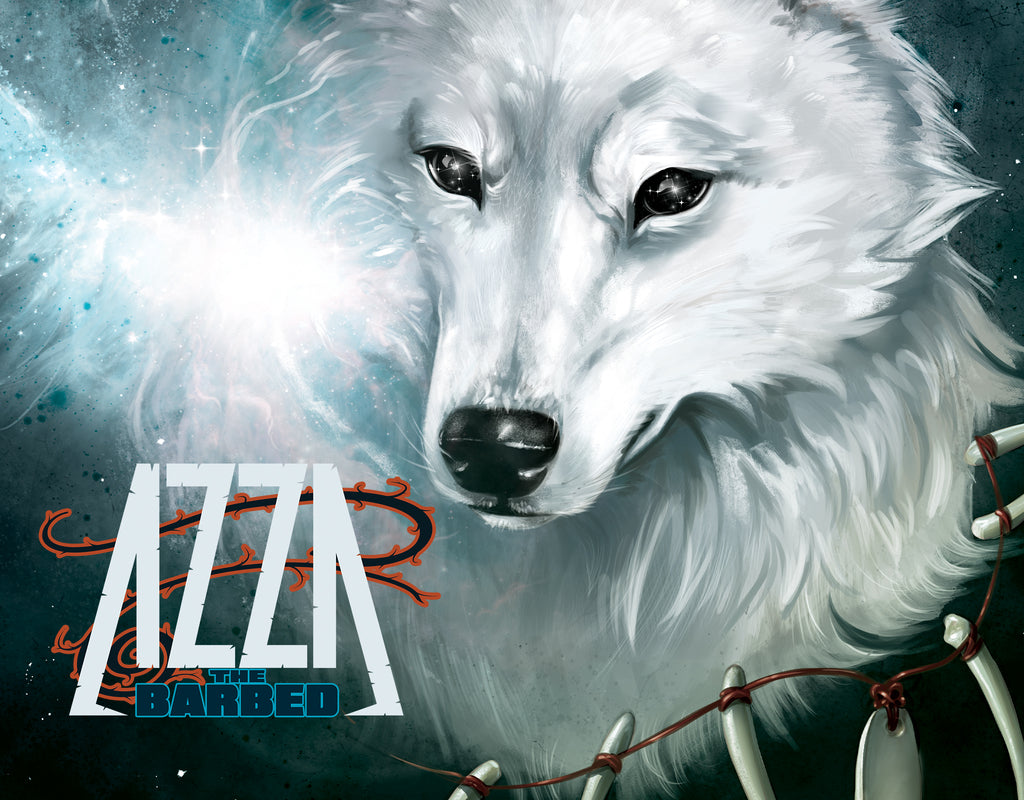 Corrected Version Of AZZA THE BARBED Issue #1 Will Be Shipping Along With Issue #2 Next Month!