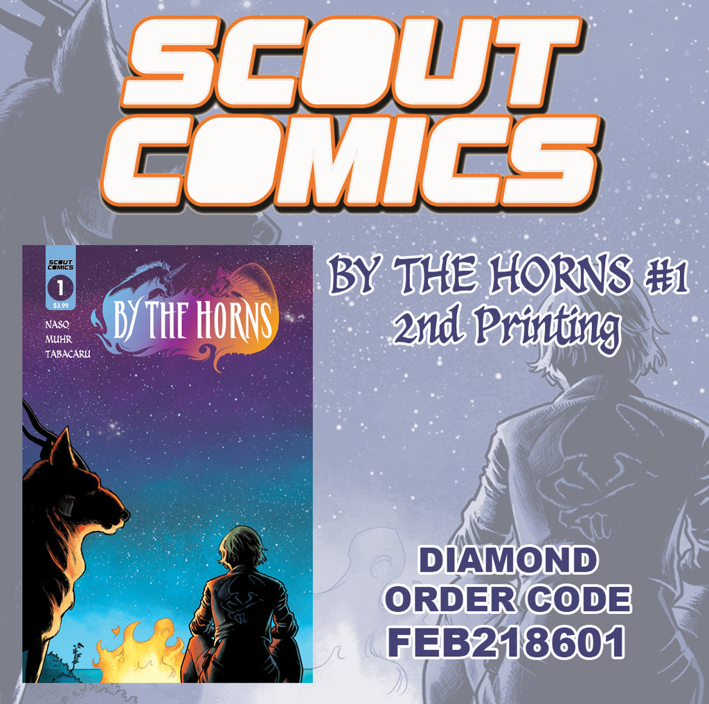 Scout Comics Hit Fantasy Adventure BY THE HORNS #1 Goes To Second Print!