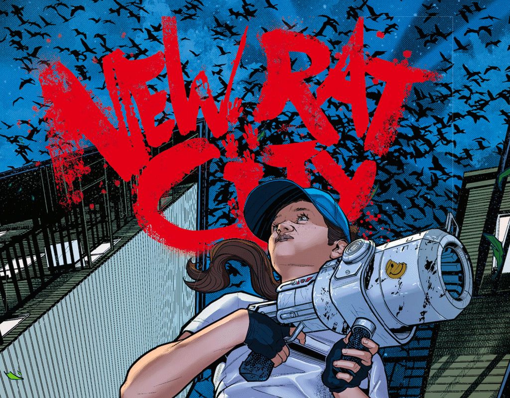 NEW RAT CITY Is About A Dystopian New York That’s One Bad Day Away From Being Ruled By Rodents. Out Now From SCOUT COMICS!