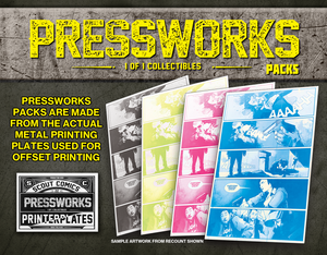 PRESSWORKS PACKS - 1 of 1 Printer Plate Collectibles Are NOW AVAILABLE!