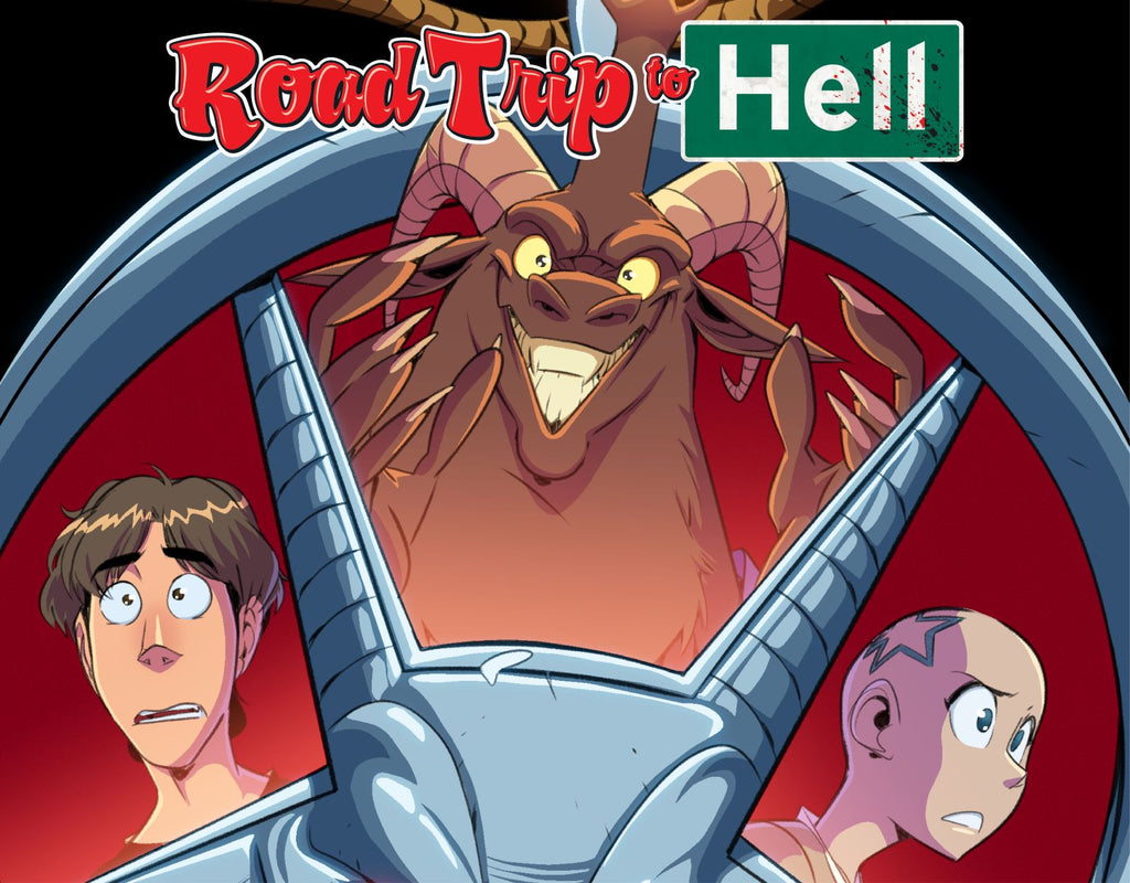 The Devil Has Been Destroyed And His Son Must Take The ROAD TRIP TO HELL To Accept The Throne. Coming This October From Scout Comics!