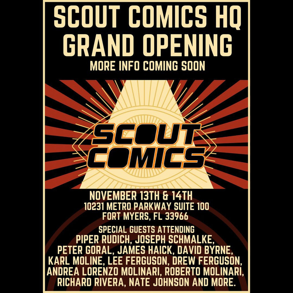 Scout Comics opens new Fort Myers HQ after explosive growth, hosts weekend grand opening