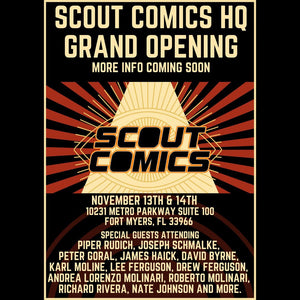 Scout Comics opens new Fort Myers HQ after explosive growth, hosts weekend grand opening