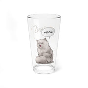 Catians Pangur Pint Glass, 16oz