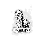 Trakovi - B&W Design - Kiss-Cut Stickers
