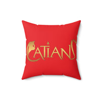 Catians Spun Polyester Square Pillow