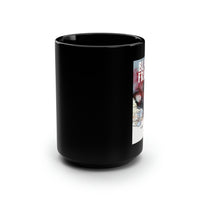 Black Friday Smiling Demon Black Mug, 15oz