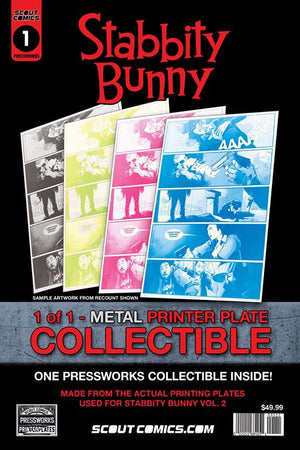 PRESSWORKS MYSTERY PACK - Stabbity Bunny - Volume 2 - Trade Paperback - PRESSWORKS Printer Plate Pack - Comic Art