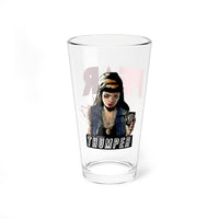 Fear City: Thumper Detective Helinski Pint Glass, 16oz