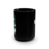 Ghosts on the Water Whiro, Maori god of darkness (art by Alex Cormack) Black Mug, 15oz