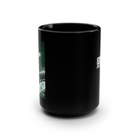 Ghosts on the Water Whiro, Maori god of darkness (art by Alex Cormack) Black Mug, 15oz