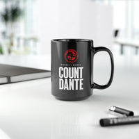 Count Dante Black Mug, 15oz