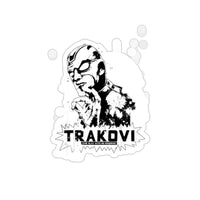 Trakovi - B&W Design - Kiss-Cut Stickers