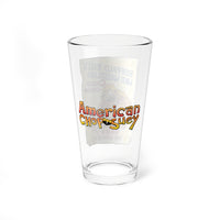 Barry the Hatchet Wrestling Poster from American Chop Suey Pint Glass, 16oz