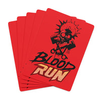 Blood Run Custom Poker Cards