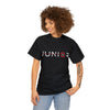 Junior white logo Unisex Heavy Cotton Tee