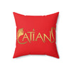 Catians Spun Polyester Square Pillow