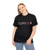 Junior white logo Unisex Heavy Cotton Tee