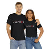 Junior white logo Unisex Heavy Cotton Tee