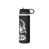 Trakovi - B&W Design - Stainless Steel Water Bottle, Standard Lid