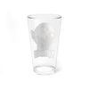 Playthings Mister Buttons Pint Glass, 16oz