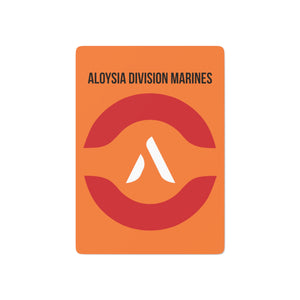 Junior Aloysia Division Marines Custom Poker Cards