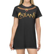 Catians T-Shirt Dress (AOP)