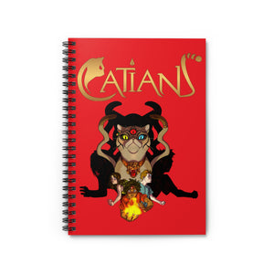 Catians Spiral Notebook - Ruled Line