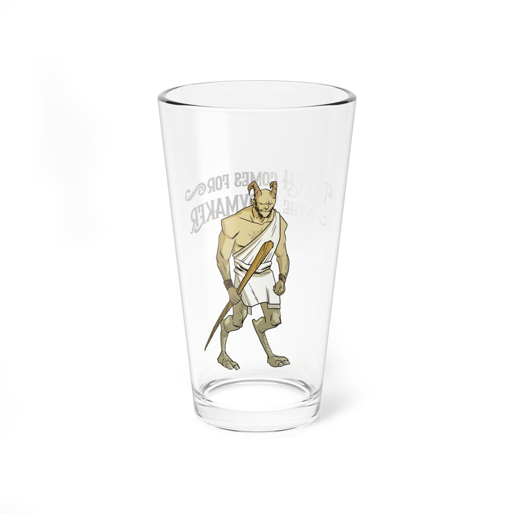 Death Comes for the Toymaker Enkidu Pint Glass, 16oz