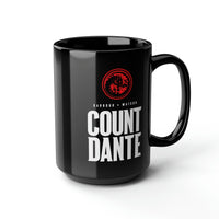 Count Dante Black Mug, 15oz