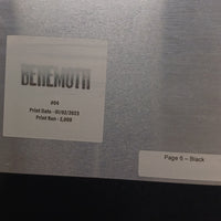 Behemoth #4 - Page 6  - Black - Comic Printer Plate - PRESSWORKS