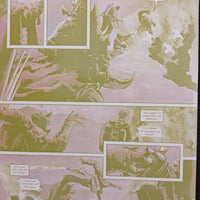 Behemoth #4 - Page 7  - Yellow - Comic Printer Plate - PRESSWORKS