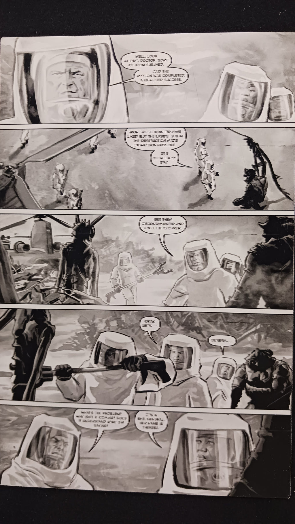 Behemoth #4 - Page 20  - PRESSWORKS - Comic Art - Printer Plate - Black