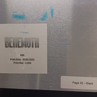 Behemoth #4 - Page 20  - PRESSWORKS - Comic Art - Printer Plate - Black