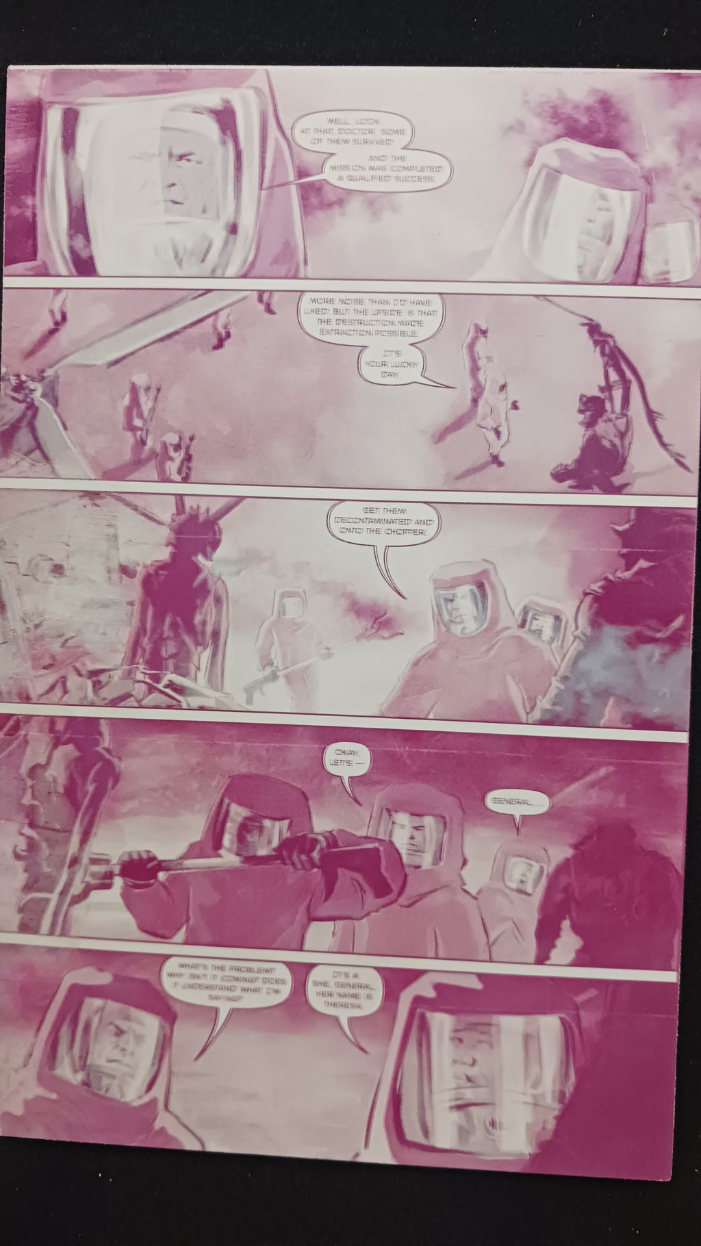 Behemoth #4 - Page 20  - PRESSWORKS - Comic Art - Printer Plate - Magenta