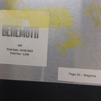 Behemoth #4 - Page 20  - PRESSWORKS - Comic Art - Printer Plate - Magenta