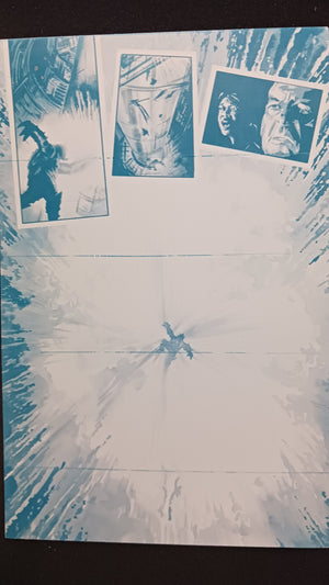 Behemoth #4 - Page 14  - PRESSWORKS - Comic Art - Printer Plate - Cyan