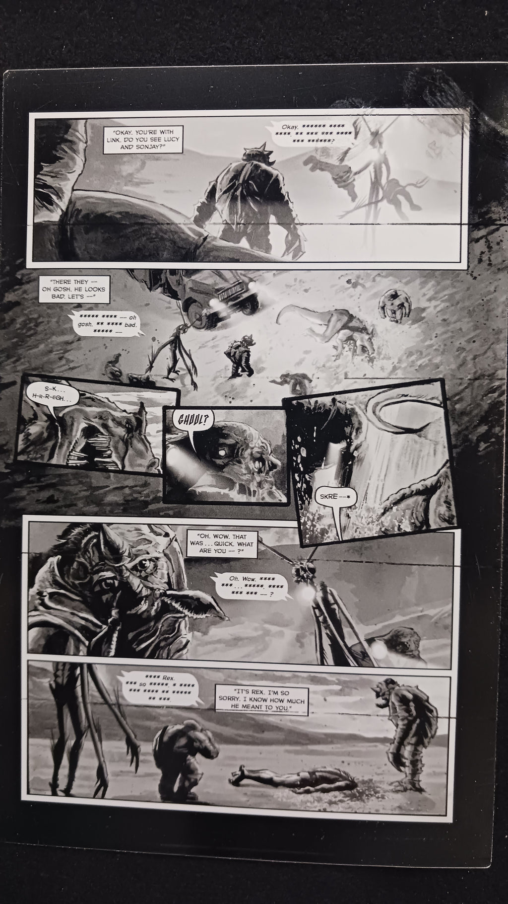 Behemoth #4 - Page 9  - PRESSWORKS - Comic Art - Printer Plate - Black