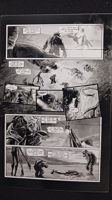 Behemoth #4 - Page 9  - Black - Comic Printer Plate - PRESSWORKS
