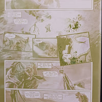 Behemoth #4 - Page 9  - Yellow - Comic Printer Plate - PRESSWORKS