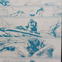 Behemoth #4 - Page 18 - PRESSWORKS - Comic Art - Printer Plate - Cyan