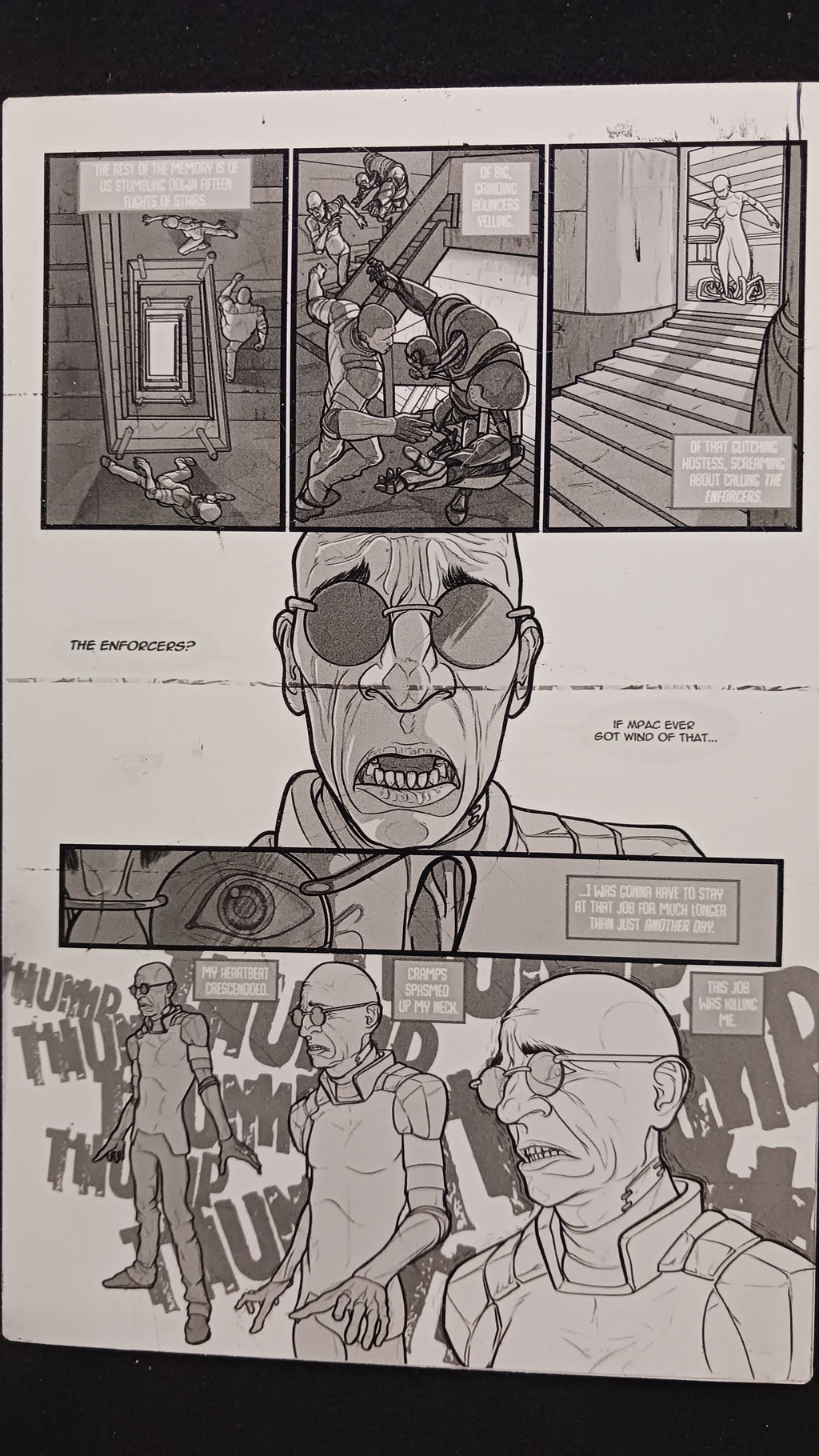 Lost Souls: Haywire #1 - Page 11 - PRESSWORKS - Comic Art - Printer Plate - Black
