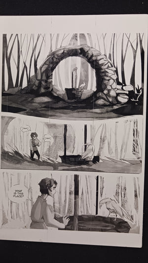 Triskele #1 - Page 6 - PRESSWORKS - Comic Art - Printer Plate - Black