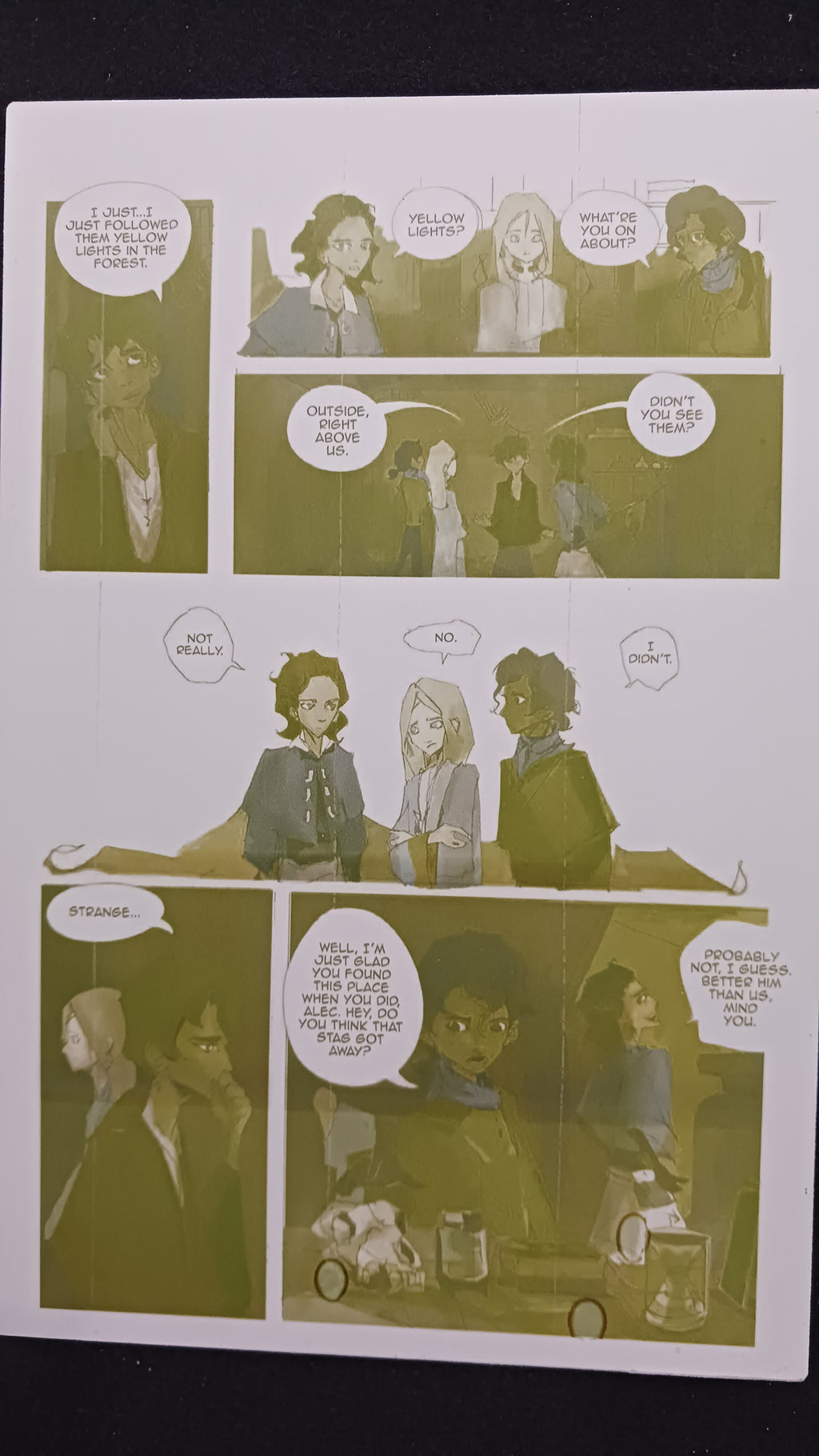 Triskele #1 - Page 28 - PRESSWORKS - Comic Art - Printer Plate - Yellow